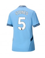 Manchester City John Stones #5 Domácí Dres pro Dámské 2024-25 Krátký Rukáv